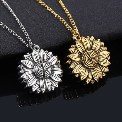 Sunflower Pendant Necklace
