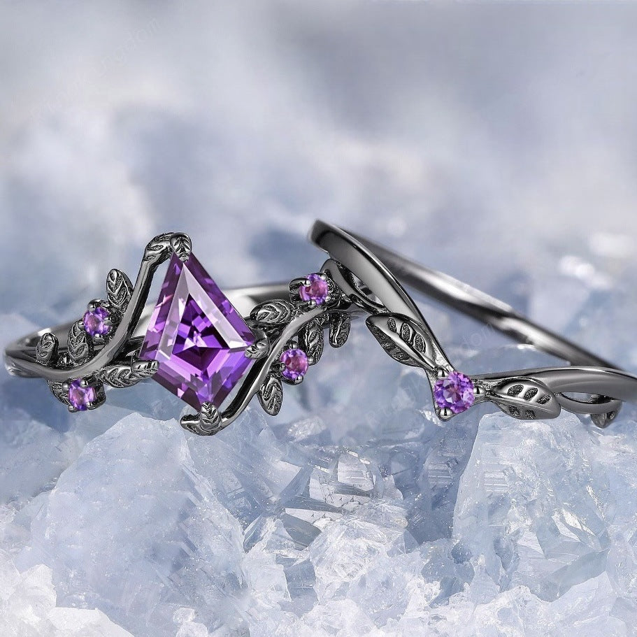 Irregular Diamond-shaped Ring