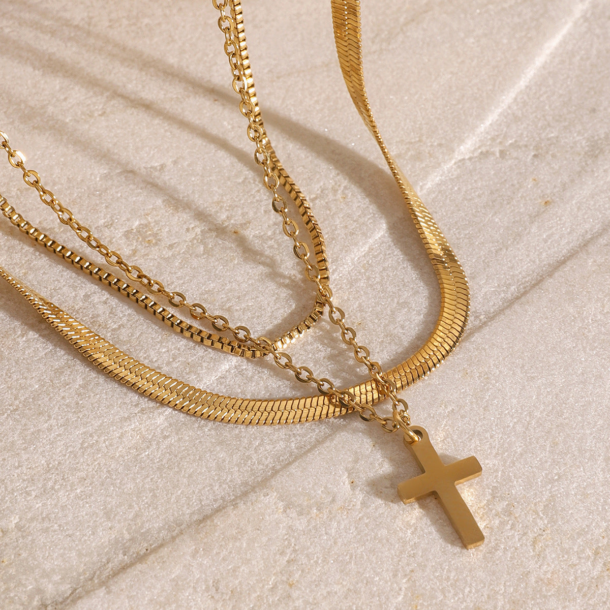 Cross Simple Necklace