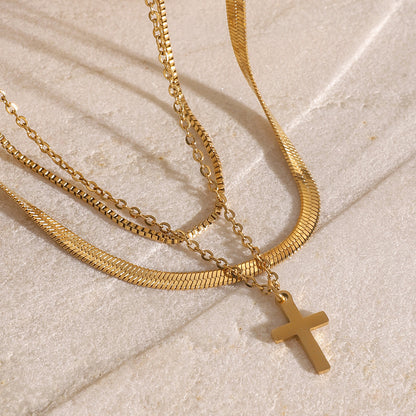 Cross Simple Necklace