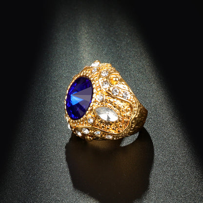 Retro Crown Ring Satellite Stone