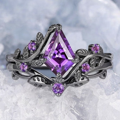 Irregular Diamond-shaped Ring