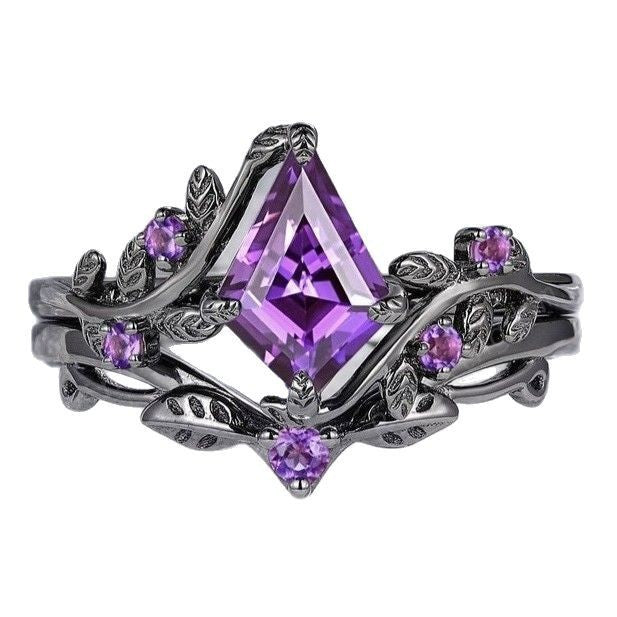 Irregular Diamond-shaped Ring