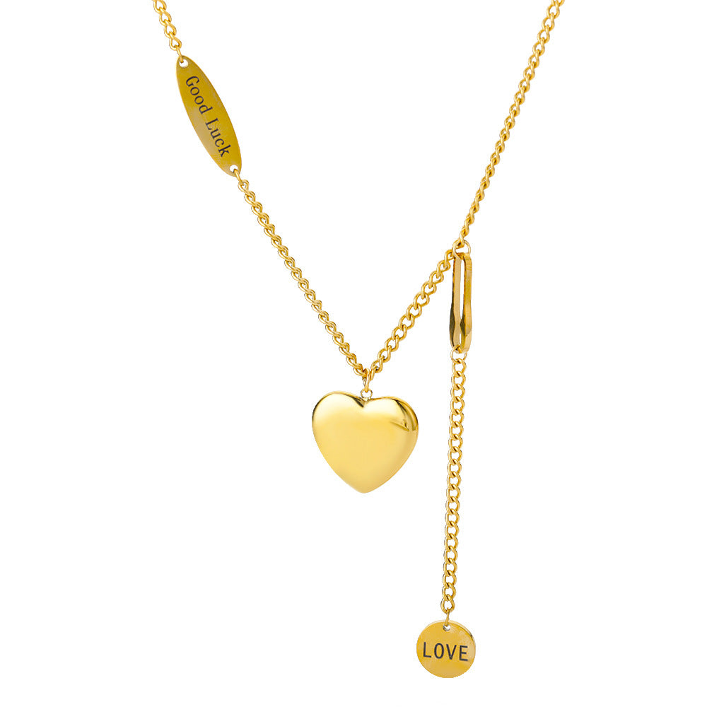 Multilayer Heart Pendant Necklaces