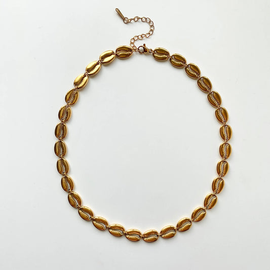 Pacifica Gold Seashell Necklace