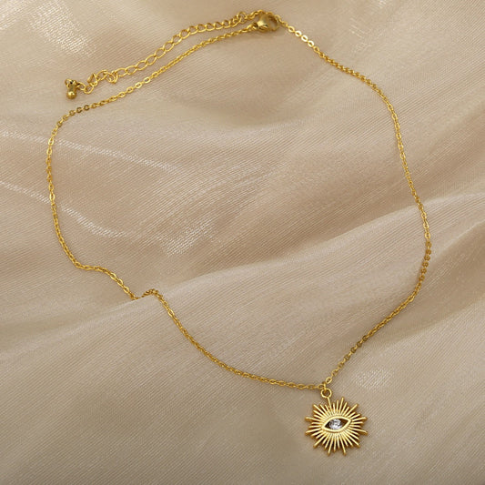 Evil Blue Eye Necklace