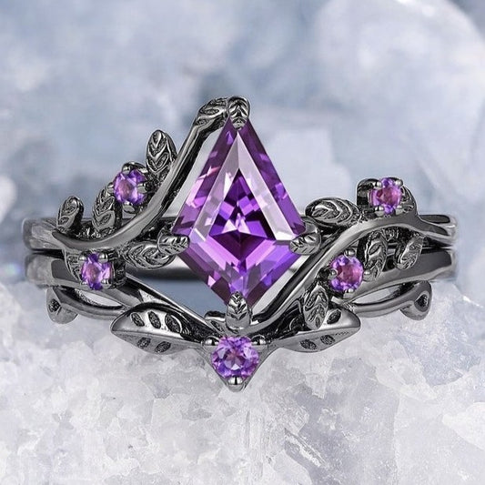 Irregular Diamond-shaped Ring