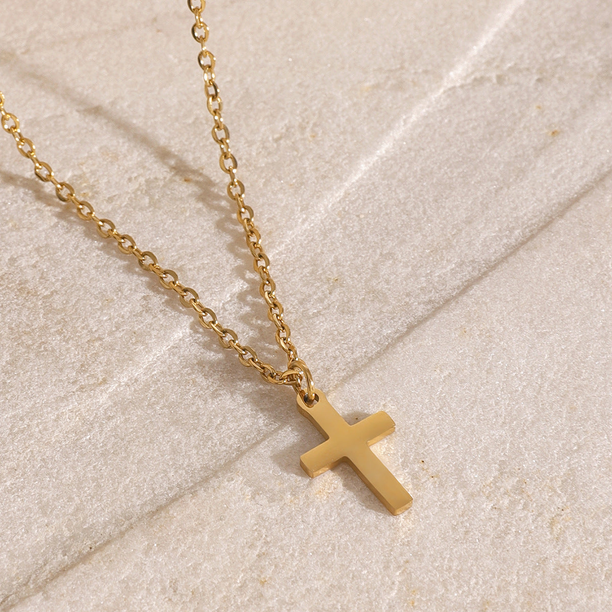 Cross Simple Necklace